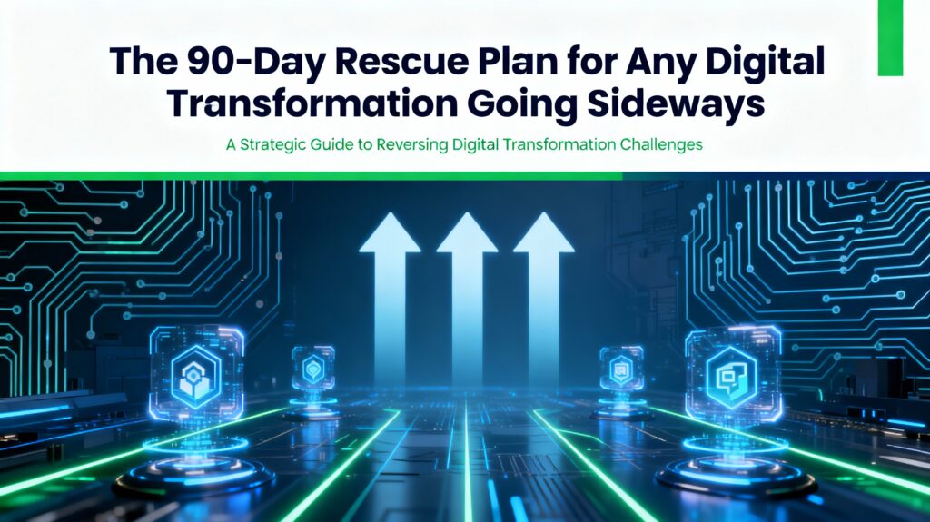 The 90-Day Rescue Plan for Any Digital Transformation Going Sideways